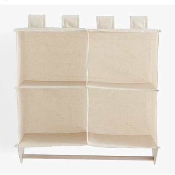 POTTERY Barn Double bar hanging closet organizer - Picture 3 of 9